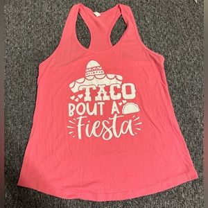 “Taco Bout A Fiesta” racerback tank